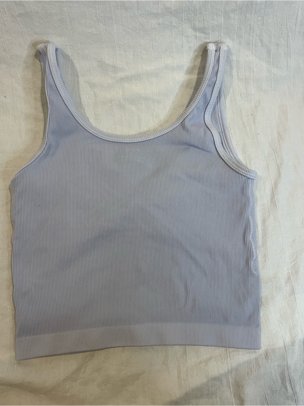 Pro-fit Ribbed Crop Tank Top size xl